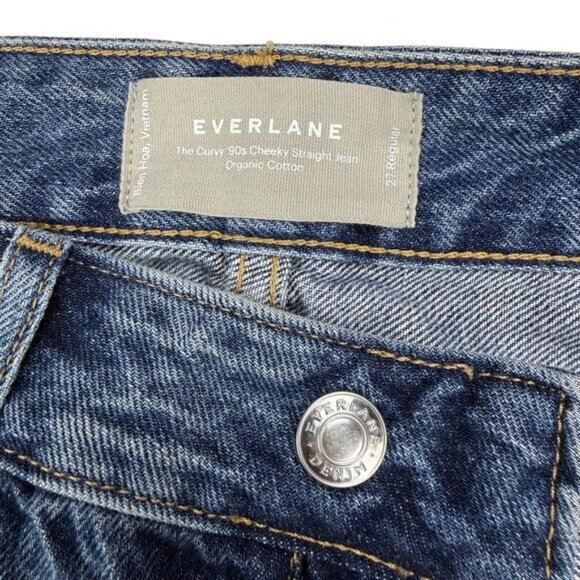 EVERLANE Curvy 90's Cheeky Straight Jean Sz 27 - Picture 4 of 7